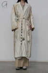 MUTEDANCE belted long jacket MD23FW70 PM108